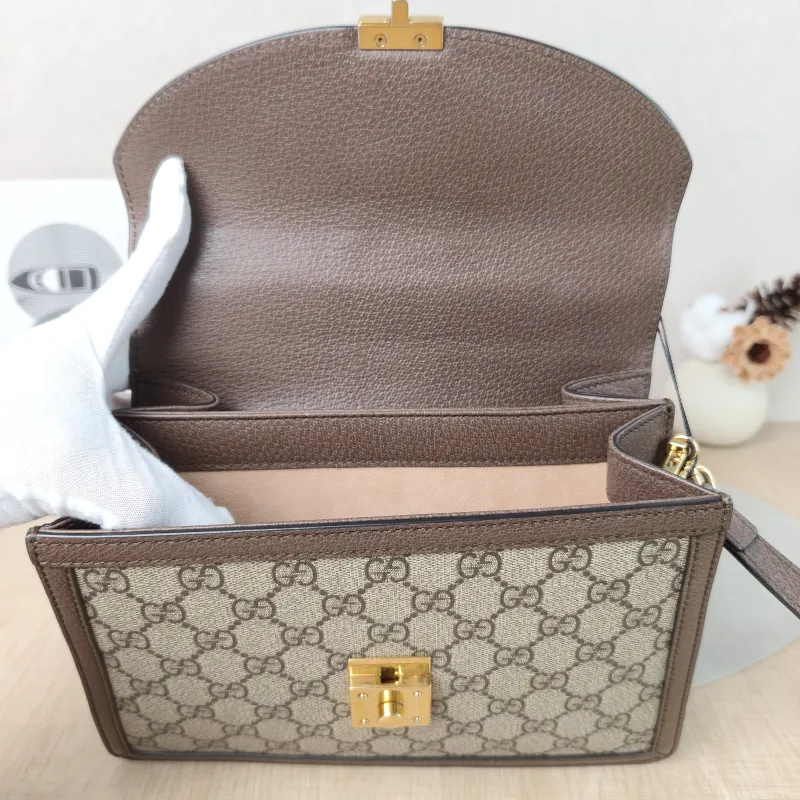 GUCCI Top Handle Bag Ophidia GG Messenger Bag Monogram PVC Medium25 × 7 × 17.5 cm — detail view 8 of 13