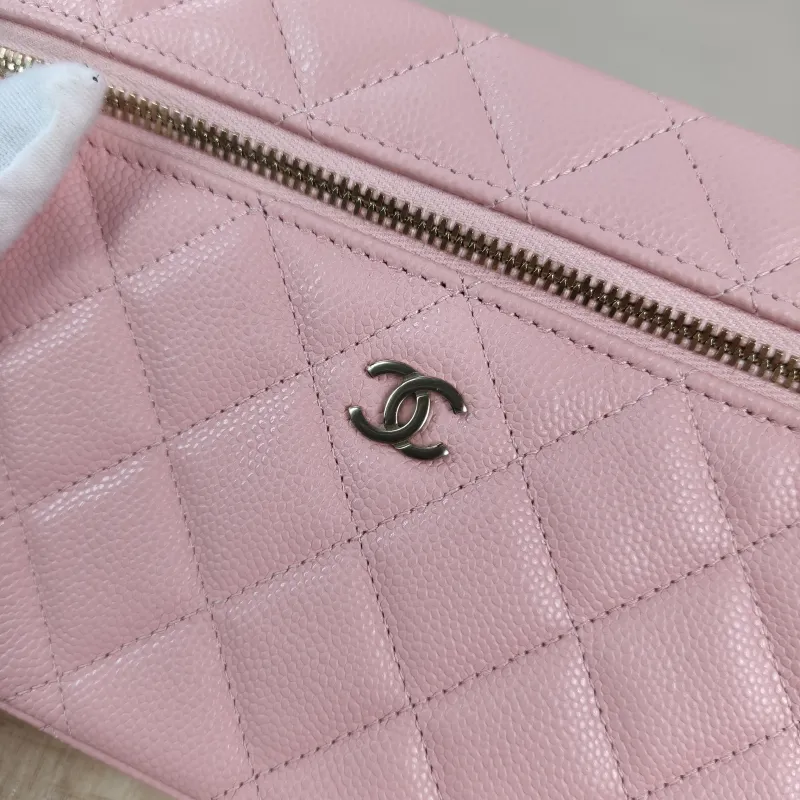 Chanel Crossbody Bag lp Box Bag Top Handle Crossbody Bag Pink Grained Calfskin 19 × 5 × 12 cm — detail view 10 of 13