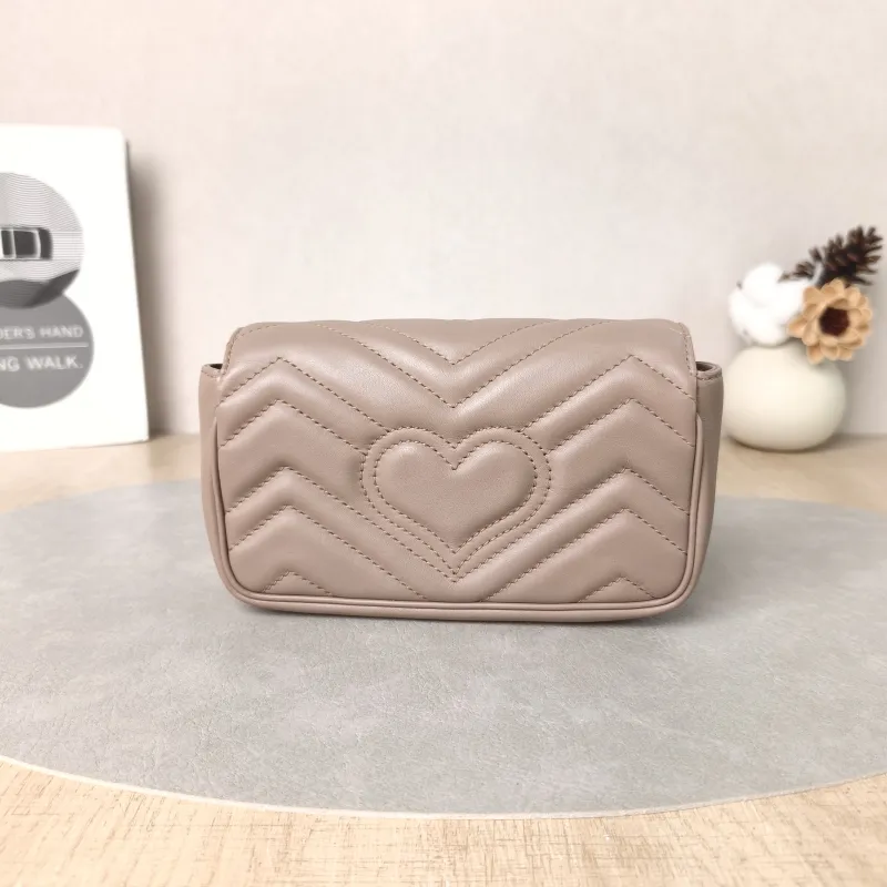 GUCCI Crossbody Bag GG Marmont Mini Marmont Mini Calfskinmini16.5 × 4.5 × 9.5 cm — cover view 5 of 5