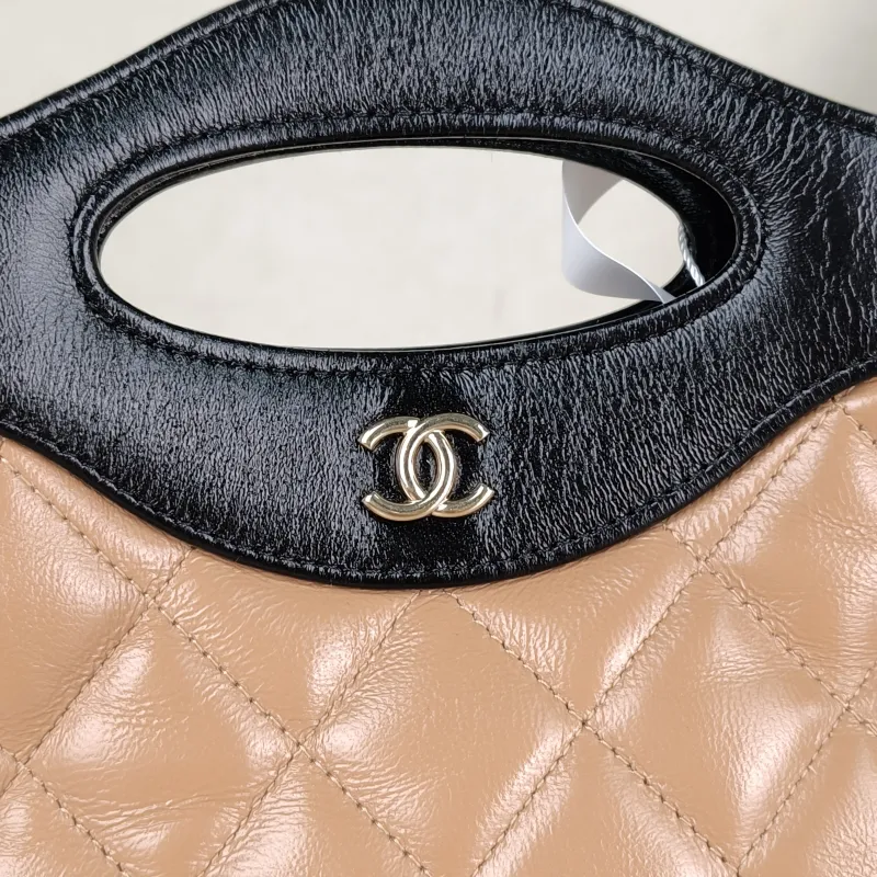 Chanel Crossbody Bag31Bag Beige · Black Waxed Leathernano19 × 5 × 12 cm — detail view 13 of 14
