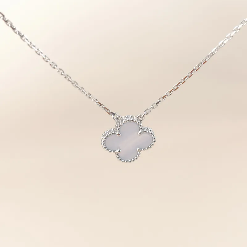 Van Cleef & Arpels Necklace Alhambra Alhambra Collection Necklace 18KW hite Gold Vintage Small 42cm โ cover view 11 of 11