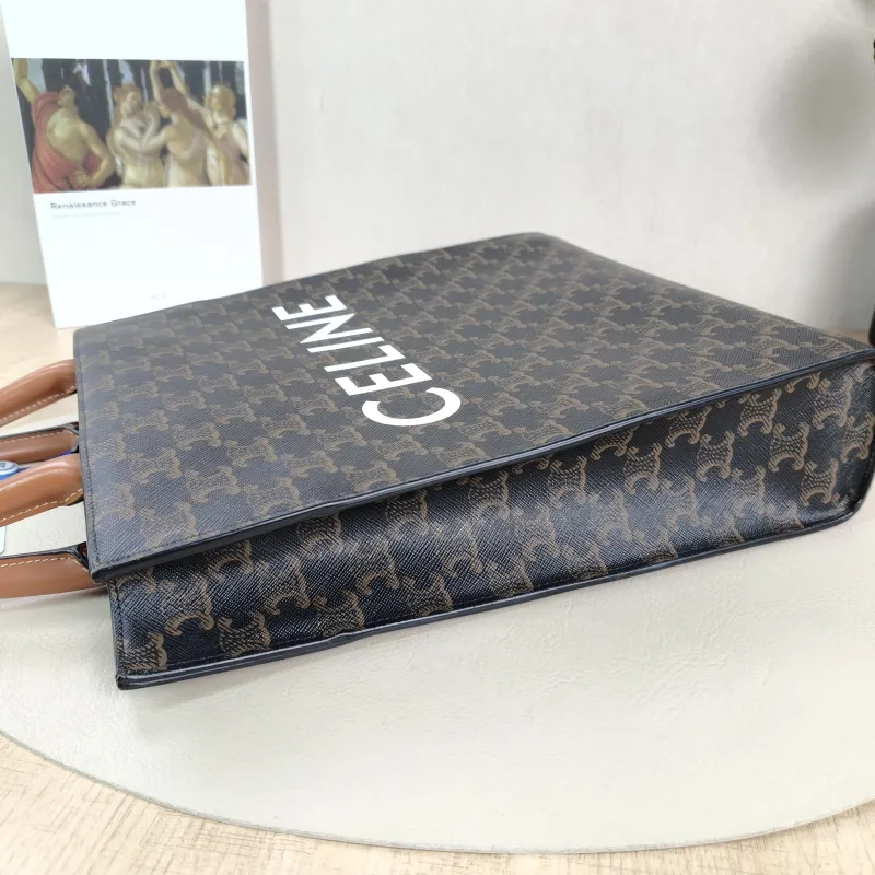 CELINE Crossbody Bag CABAS Monogram PVC Small28.5 × 8 × 33 cm — detail view 3 of 11