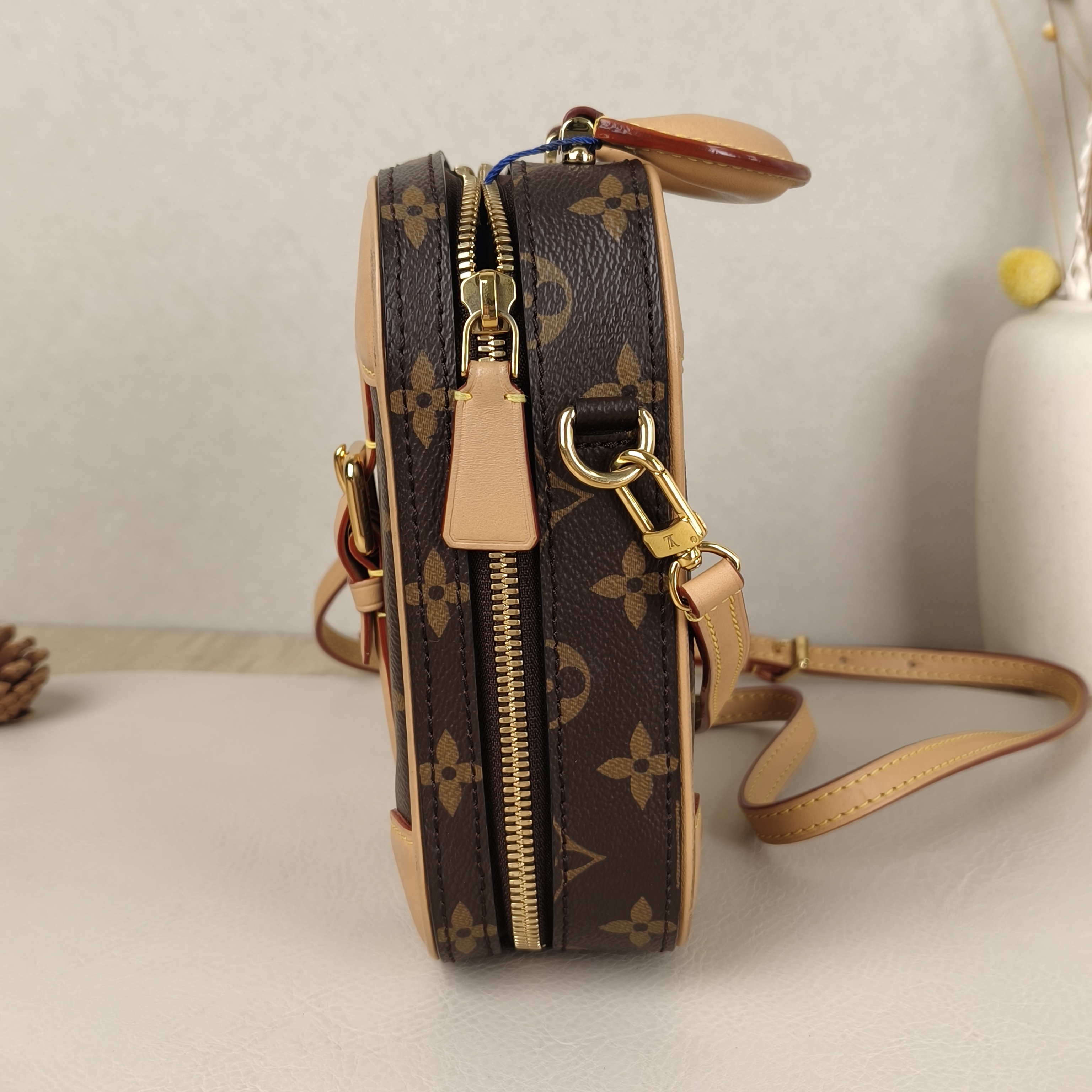 Louis Vuitton Crossbody Bag Luggage Vertical Box Monogram PV Cmini14.5 × 6 × 18.5 cm — cover view 7 of 9
