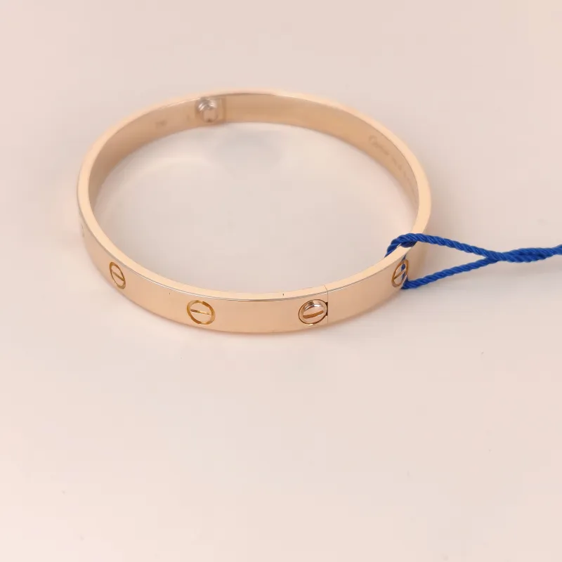 CARTIER Bangle Love Collection Bangle Rose Gold 18KR ose Gold Edition 19 — cover view 8 of 9