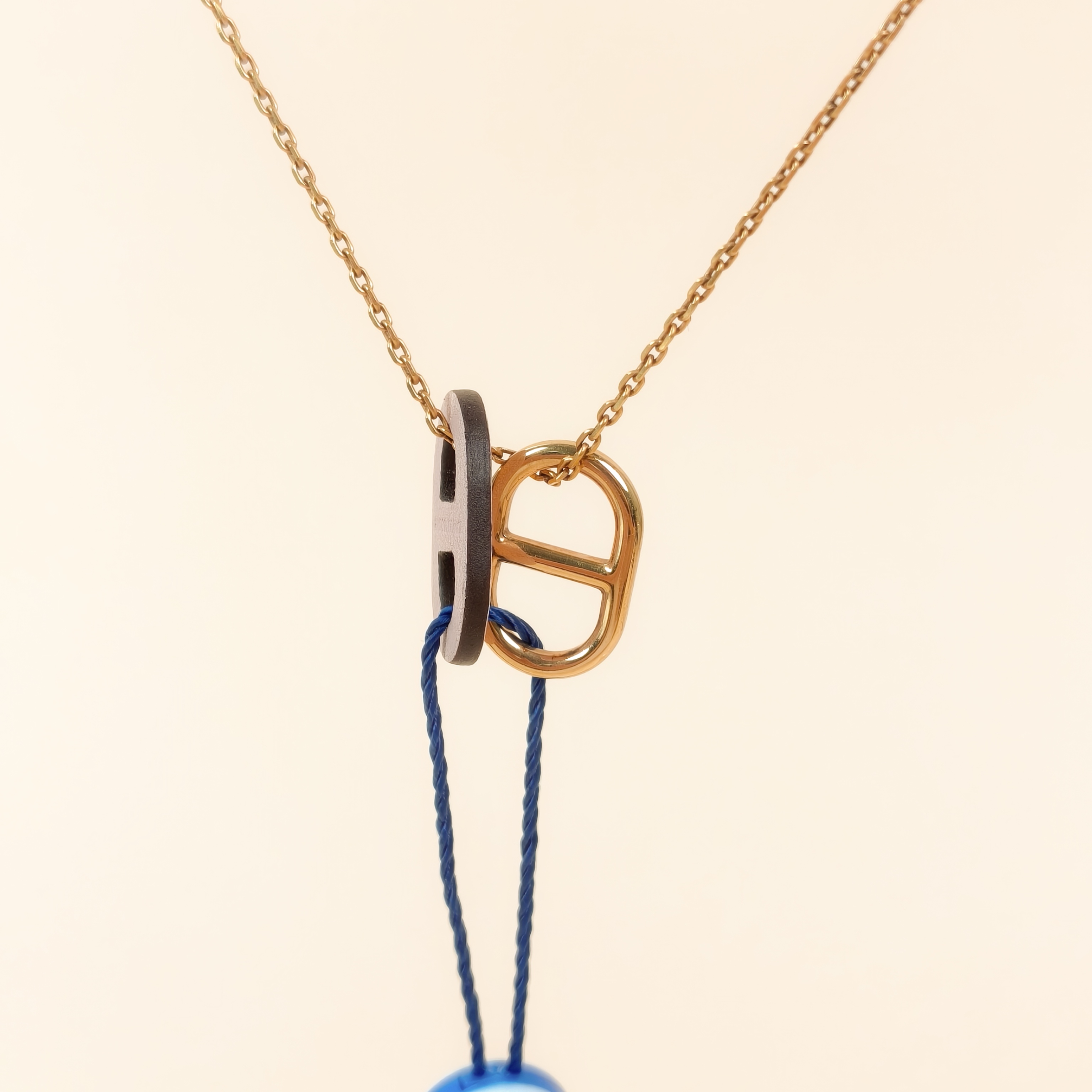 Hermès Necklace Mini Maillon Collection Necklace Gold Small36cm — cover view 7 of 7