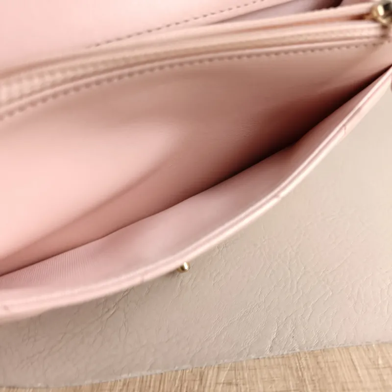 Chanel Crossbody Bag 19Bag WOC Pink SL ambskin Mini 19.2 × 3.5 × 12.3 cm — detail view 2 of 12