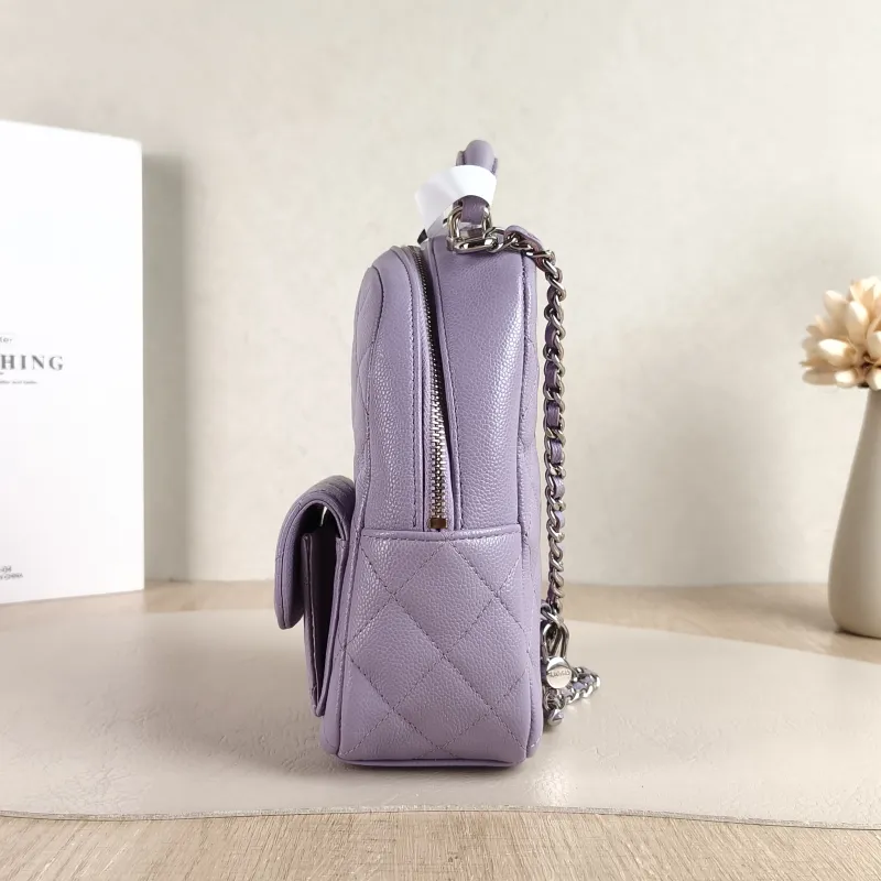 Chanel Backpack mini Backpack Collection Grained Calfskin 13 × 6.5 × 18 cm — detail view 10 of 11