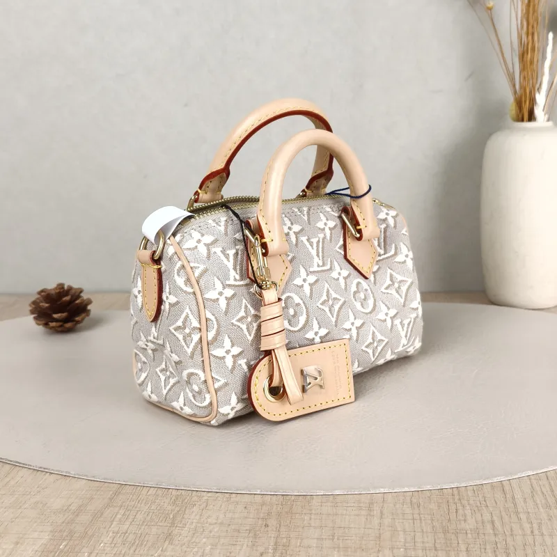 Louis Vuitton Crossbody Bag Speedy Nano Beige nano 16 × 7.5 × 10 cm — cover view 5 of 5