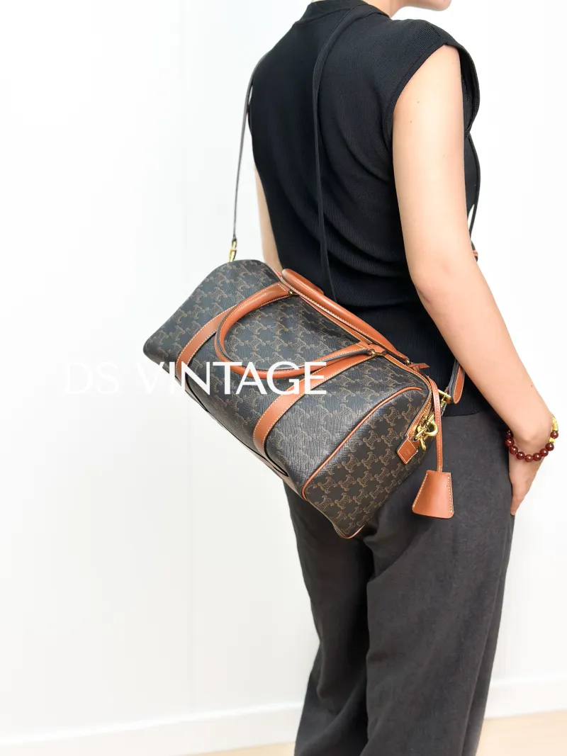 CELINE Crossbody Bag Monogram PVC Large 31 × 17 × 20 cm — on-model view 3 of 4