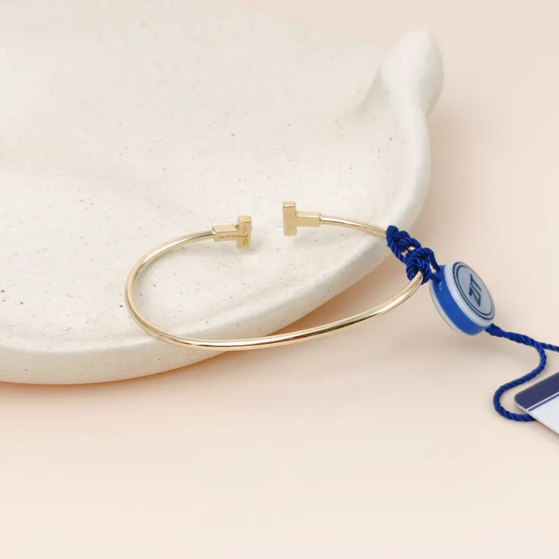 Tiffany&Co. Bangle T Collection T Yellow Gold Yellow Gold 18KY ellow Gold One Size15.4cm — cover view 6 of 8