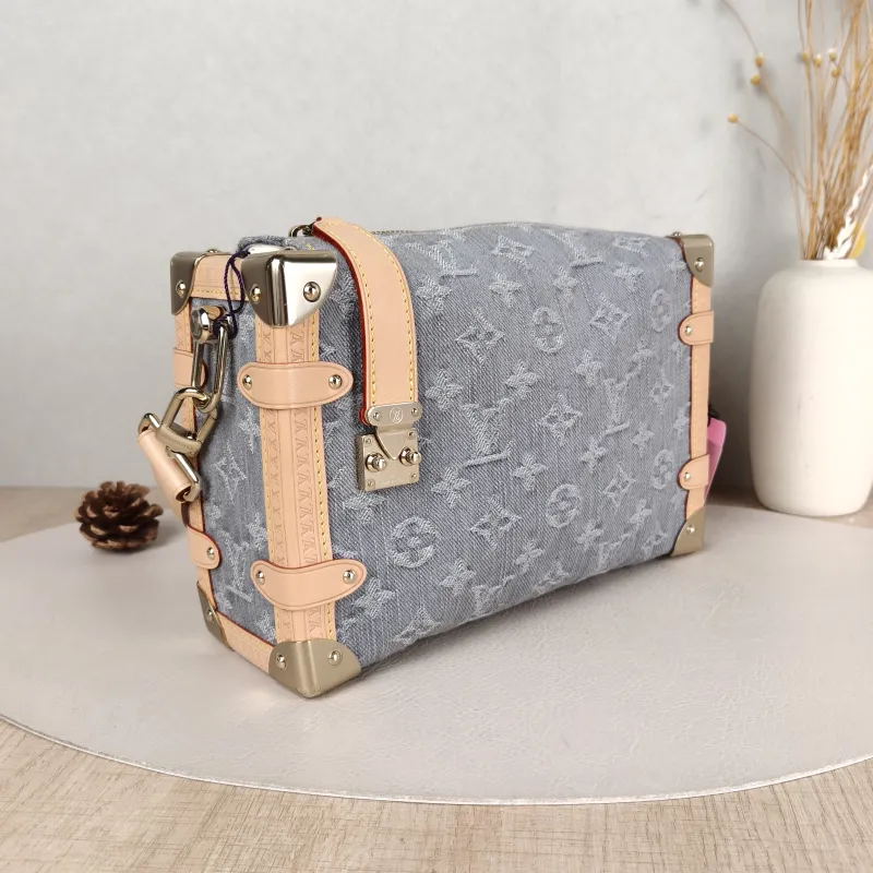 Louis Vuitton Crossbody Bag Side Trunk Box Grey Medium 23.5 × 8.5 × 16 cm — cover view 2 of 5