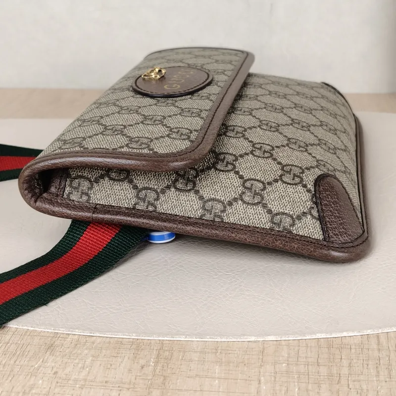 GUCCI Crossbody Bag Neo Vintage Belt Bag Monogram PVC Medium 24 × 4 × 17 cm — detail view 2 of 11
