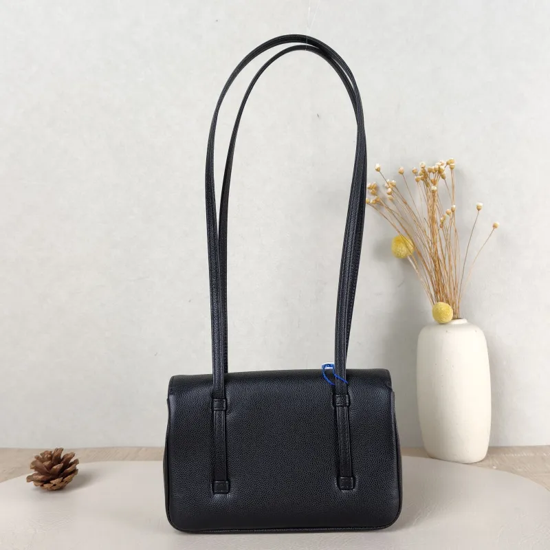 Chanel Crossbody Bag 26p preppy coco Black Grained Calfskin Mini 17 × 5 × 11.5 cm — cover view 4 of 5