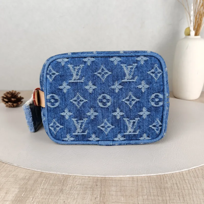 Louis Vuitton Top Handle Bag ALL IN BB Blue BB16 × 12 × 18 cm — cover view 4 of 5
