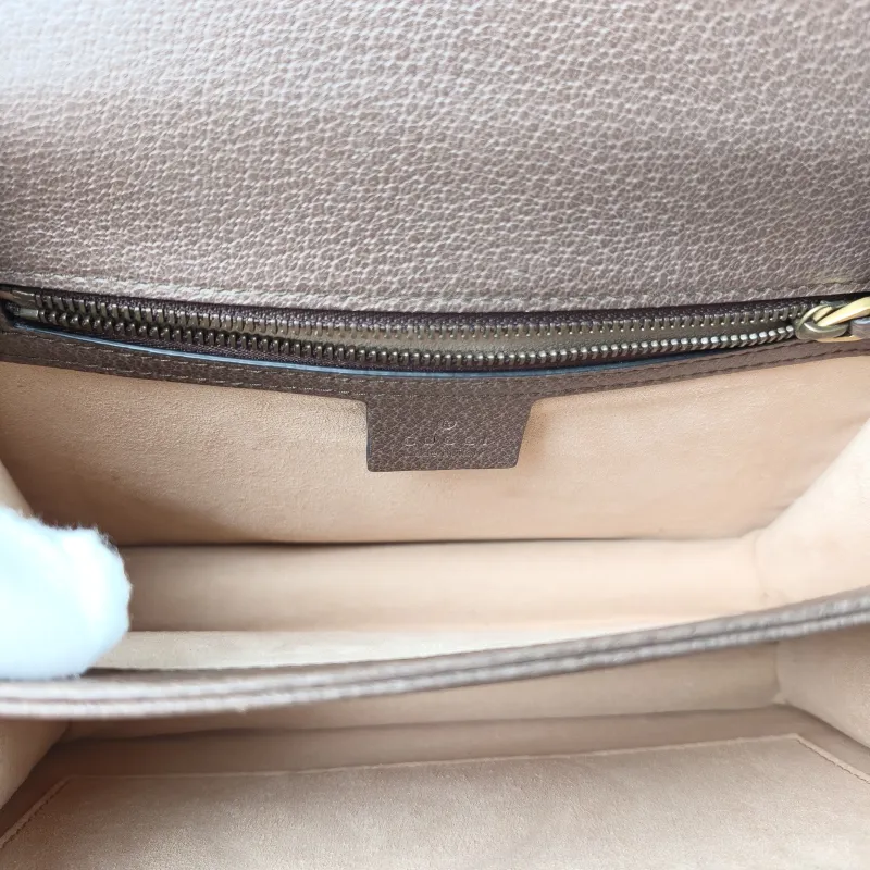 GUCCI Top Handle Bag Ophidia GG Messenger Bag Monogram PVC Medium25 × 7 × 17.5 cm — detail view 9 of 13