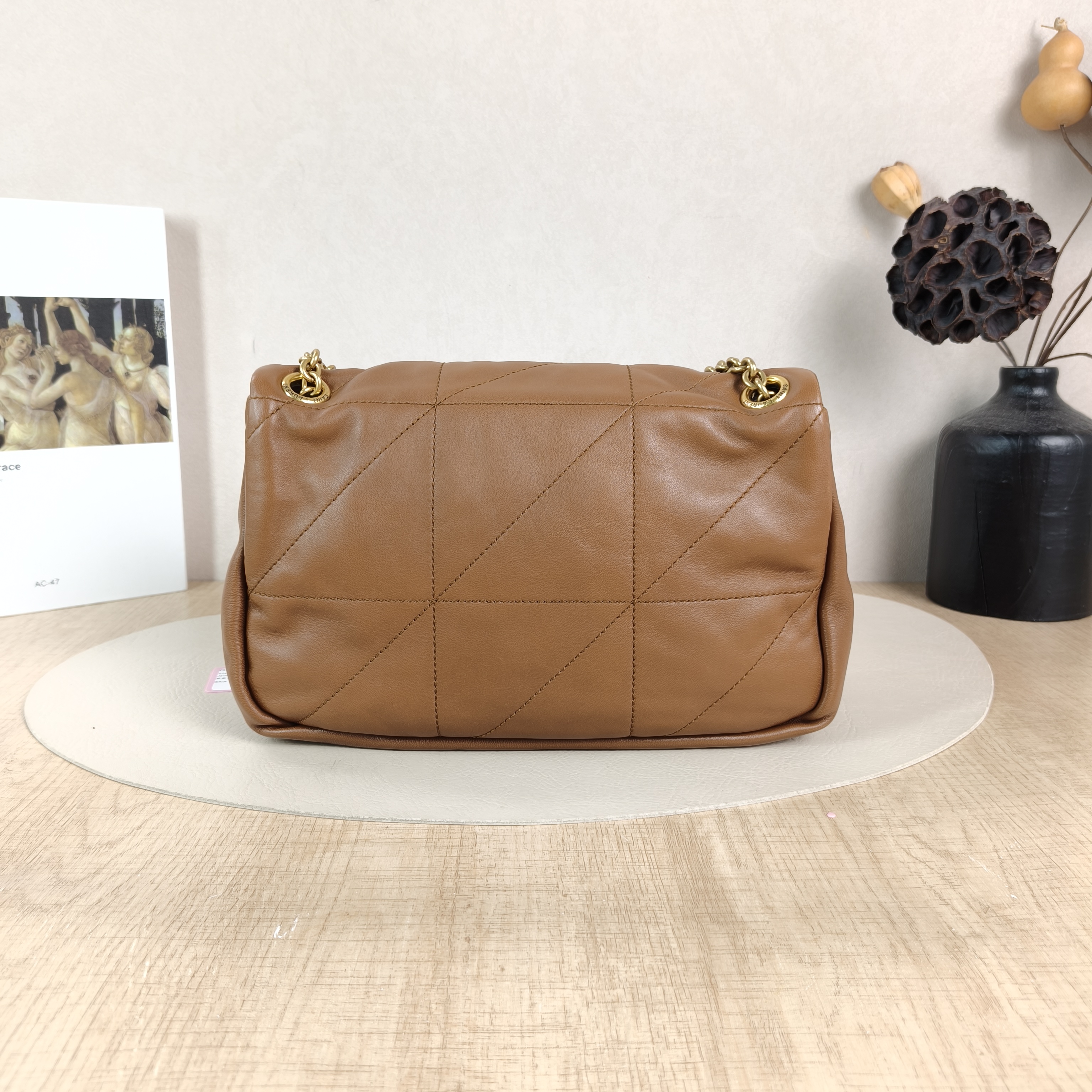 SAINT LAURENT Crossbody Bag Jamie 4.3 Chain Bag Caramel Lambskin Small25 × 10 × 16 cm — cover view 3 of 5
