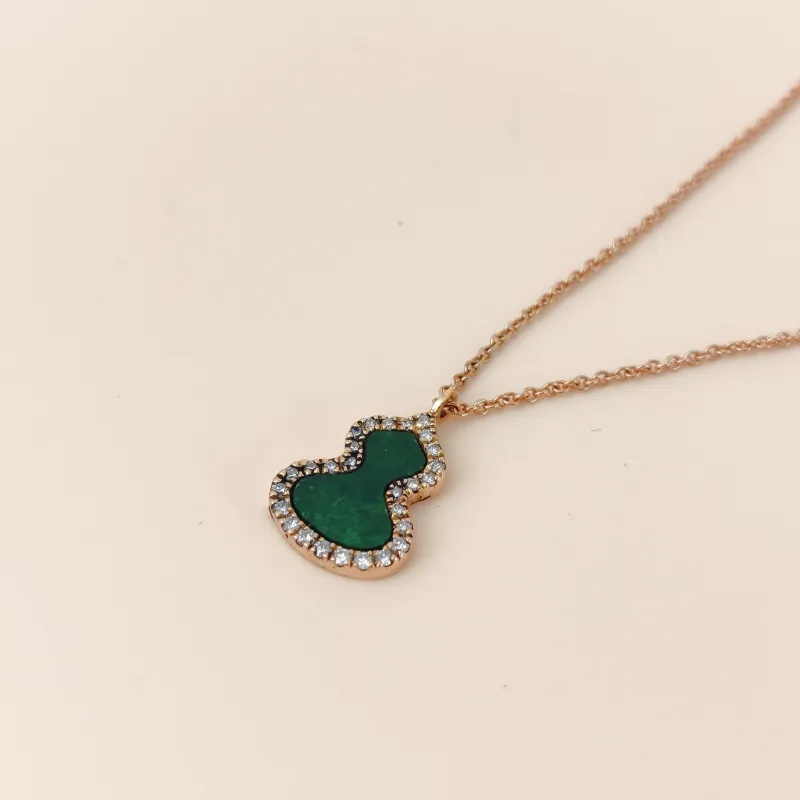 Qeelin Necklace Wulu Collection Necklace Diamond18KR ose Gold One Size 41cm โ cover view 5 of 9