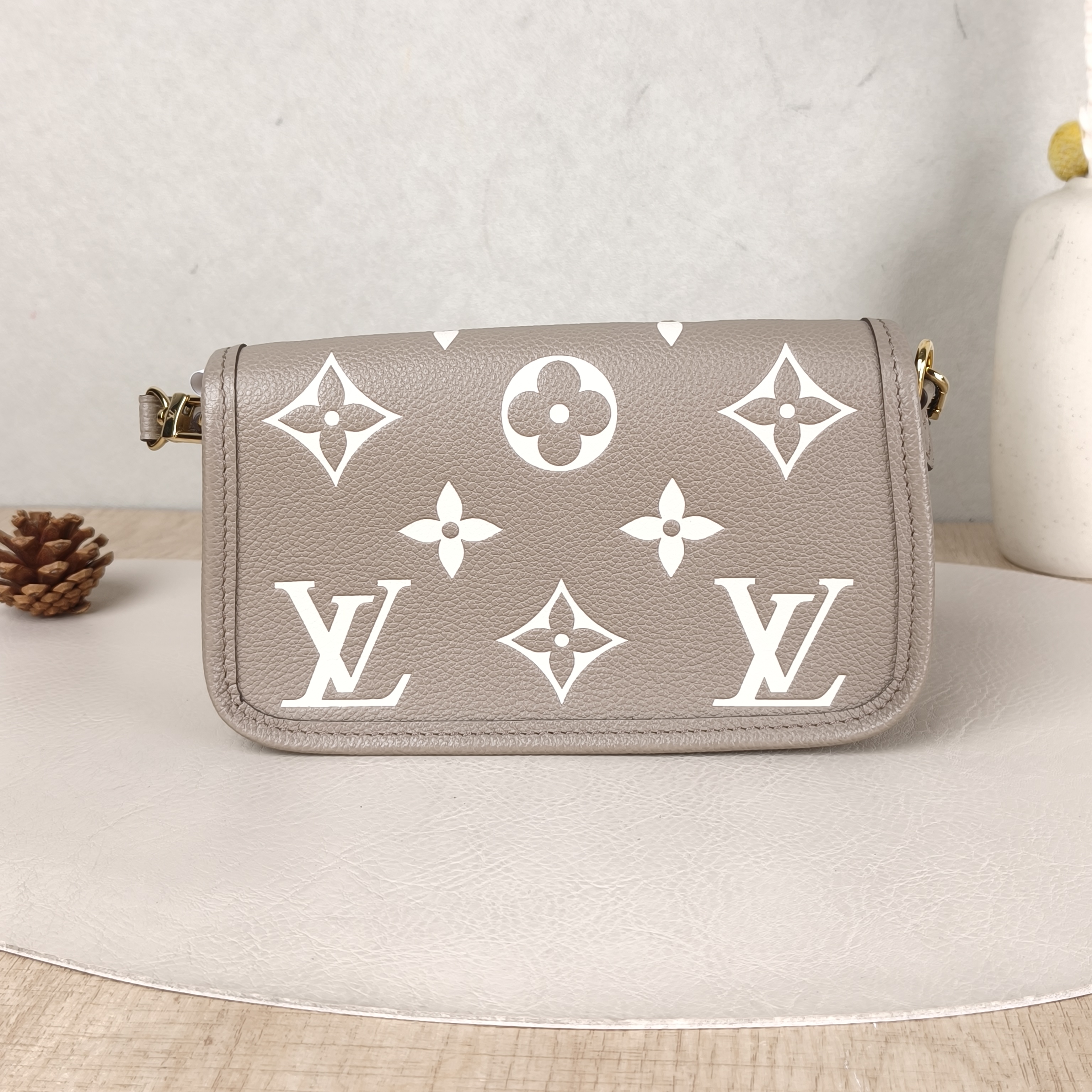 Louis Vuitton Crossbody Bag Diane Baguette Bag Empreinte Embossed Calfskinnano19 × 6 × 10.5 cm — cover view 6 of 6