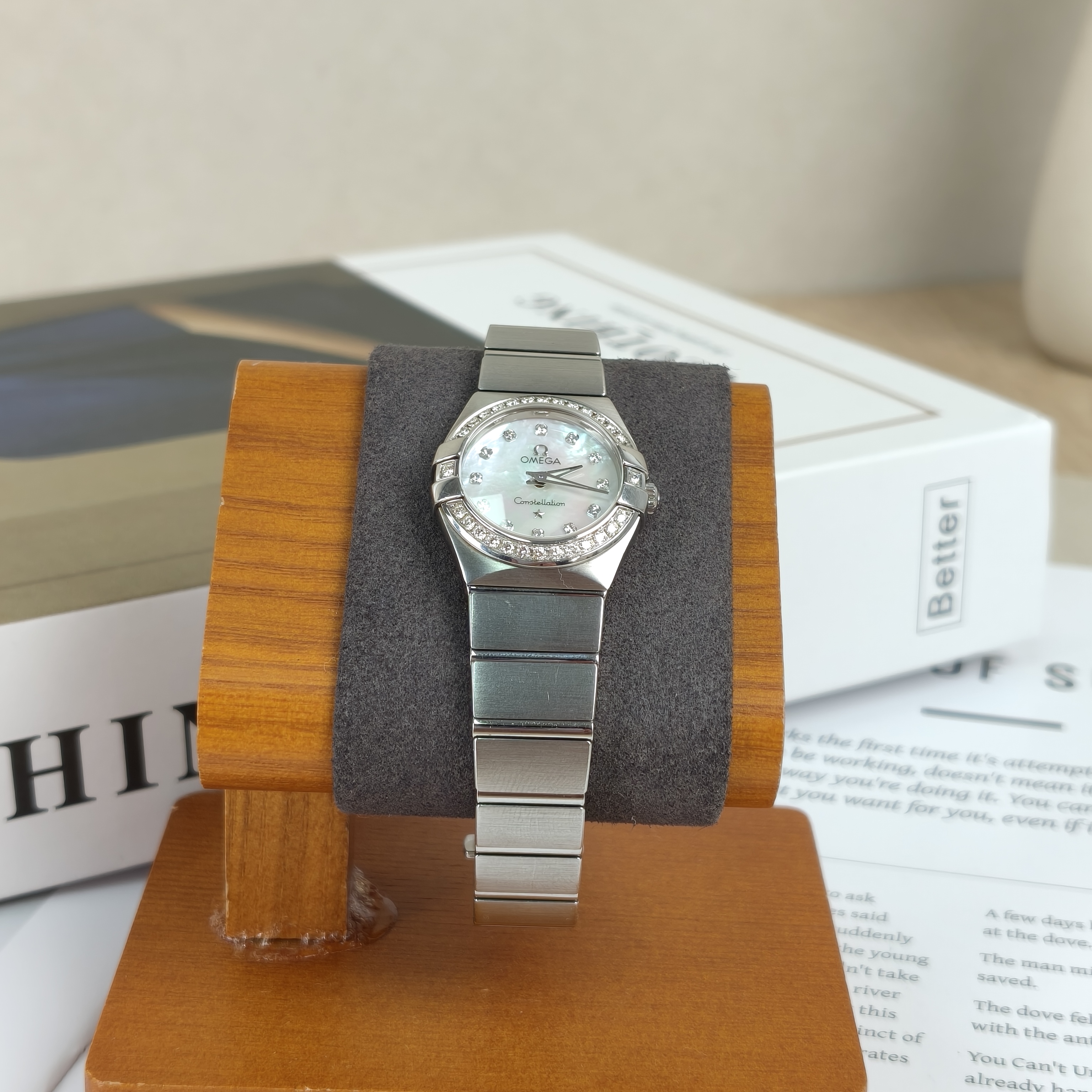 OMEGA Watch Collection Watch Silver Pearl 24mm Watch One Size