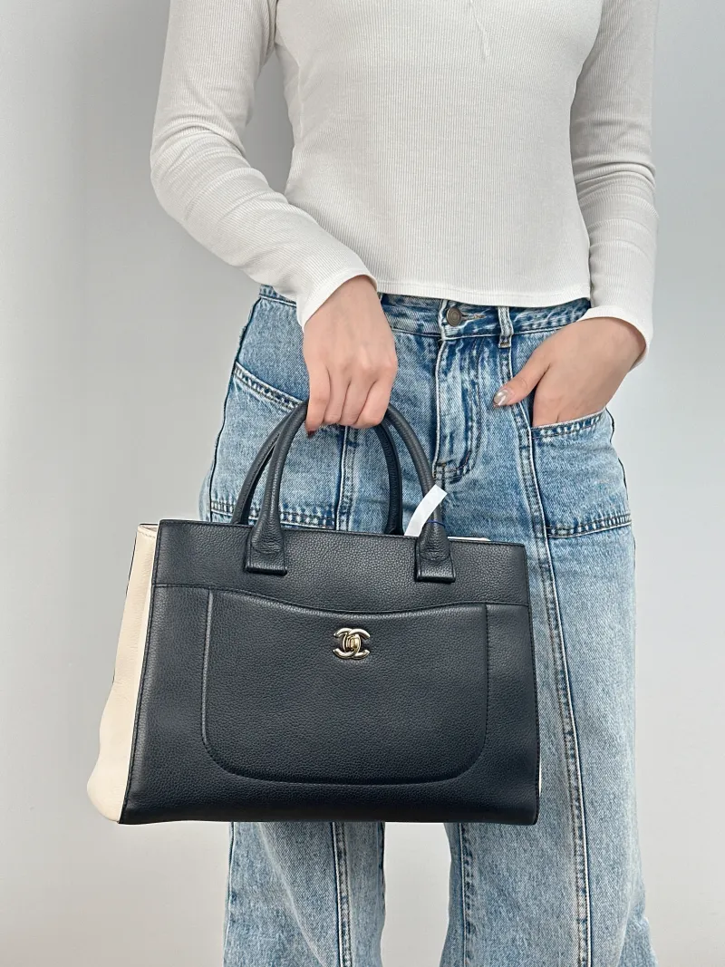 Chanel Shoulder Bag Neo Executive Tote Tote Bag Black Grained Calfskin 36 × 14 × 23 cm 24 — on-model view 2 of 2
