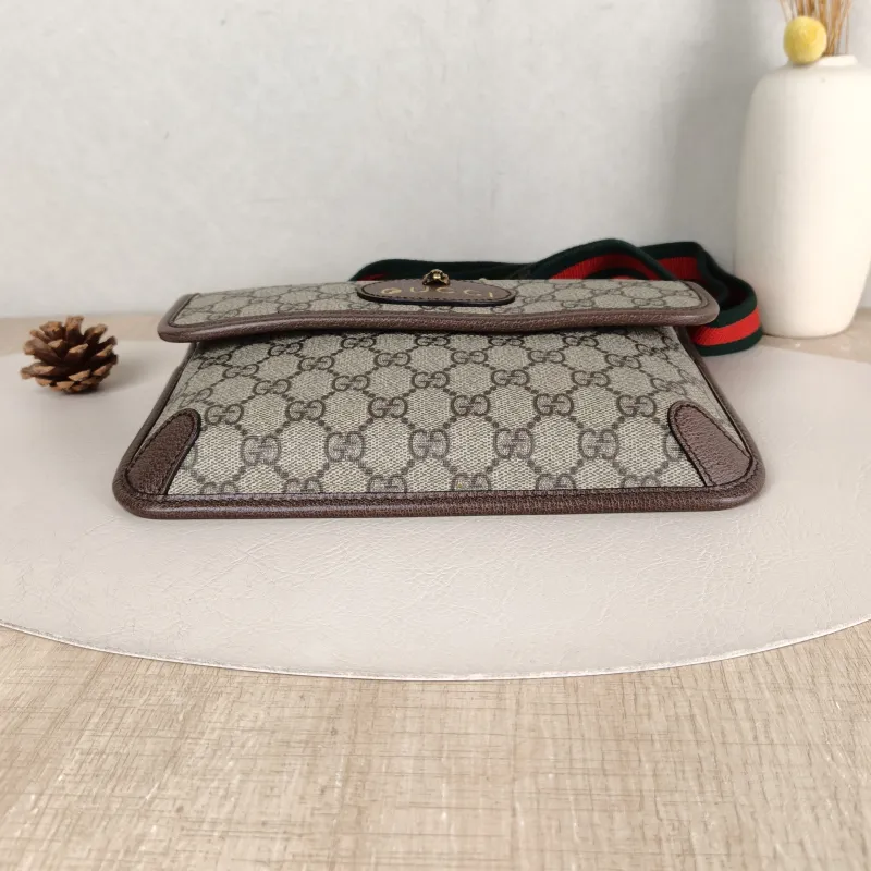 GUCCI Crossbody Bag Neo Vintage Belt Bag Monogram PVC Medium 24 × 4 × 17 cm — cover view 2 of 5