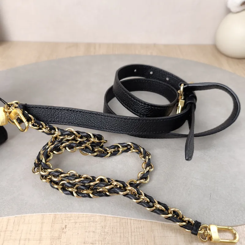 Louis Vuitton Crossbody Bag Onthego East West Two Straps Black Monogram Empreinte Embossed Calfskin Small 25 × 10 × 13 cm — detail view 5 of 11