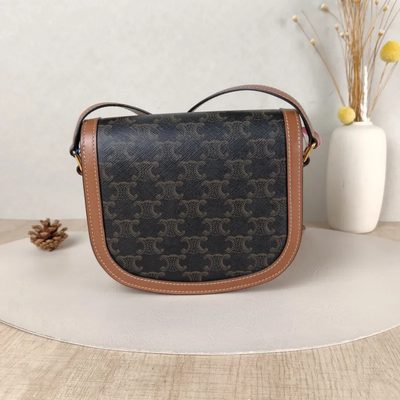 CELINE Crossbody Bag TEEN BESACE TRIOMPHE Monogram PVC Small18.5 × 6 × 16 cm — cover view 3 of 5