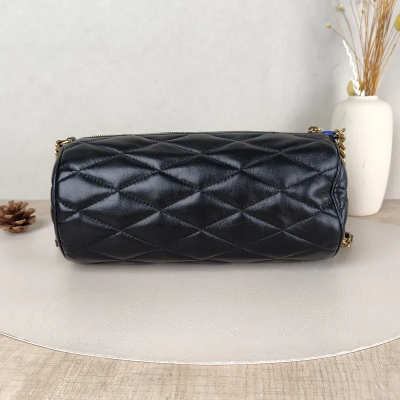 SAINT LAURENT Shoulder Bag Sade Black Lambskin Small24 × 12 × 12 cm — cover view 2 of 5