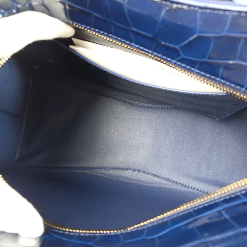 BALENCIAGA Crossbody Bag Neo Classic Blue Calfskin Small 33 × 15.5 × 21 cm — detail view 13 of 13
