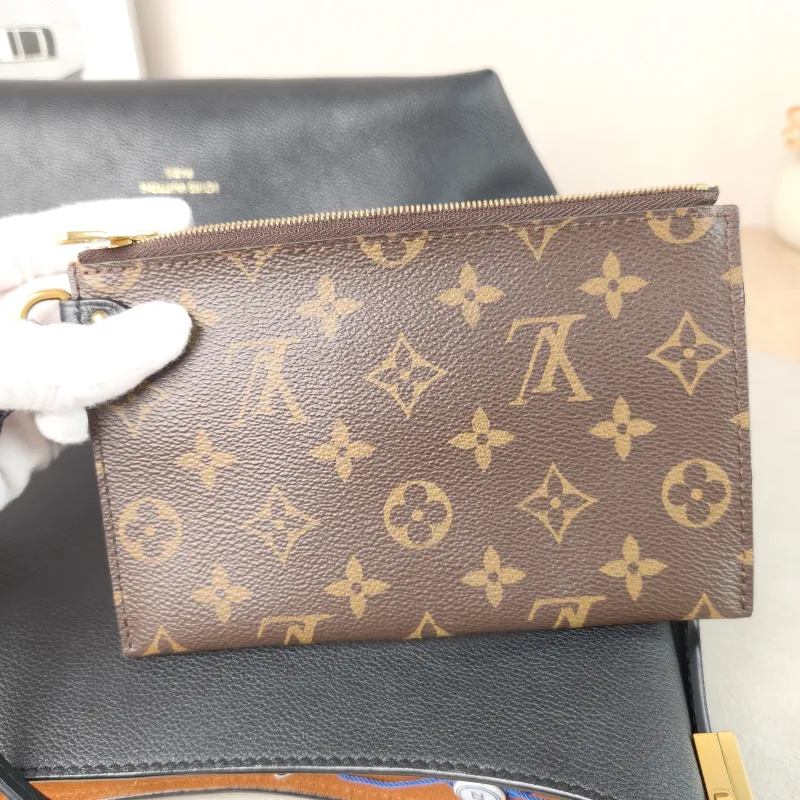 Louis Vuitton Shoulder Bag Low Key Hobo Shoulder Bag Black Calfskin Medium 31 × 18 × 35 cm — detail view 10 of 15