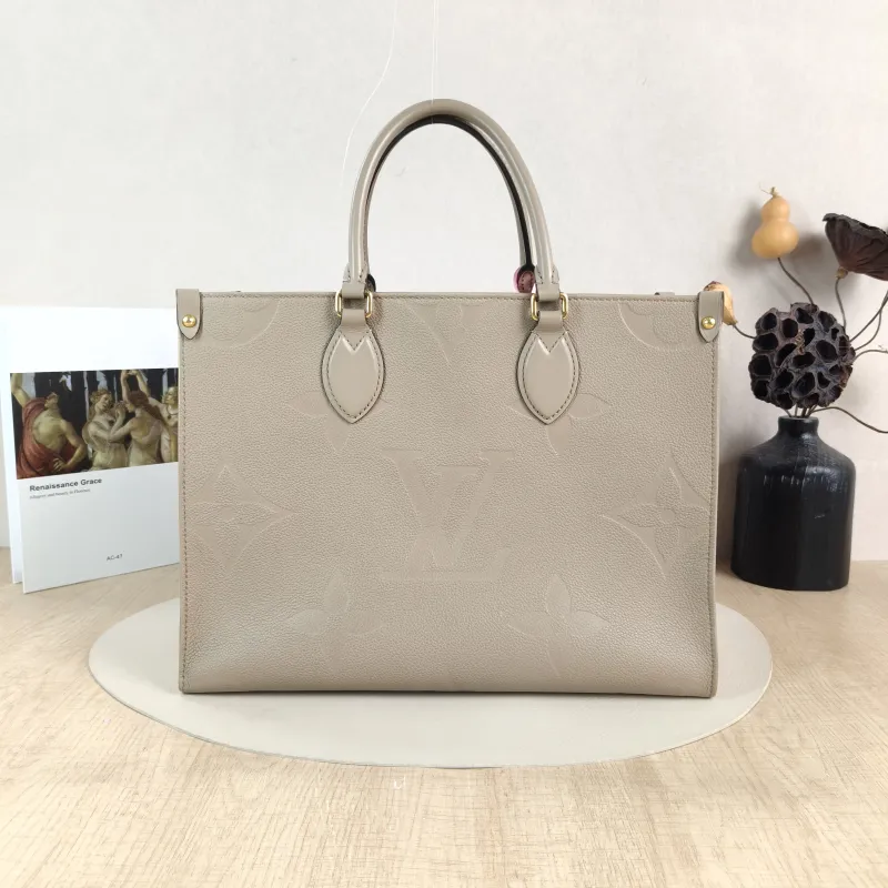 Louis Vuitton Shoulder Bag Onthego Medium Monogram Empreinte Embossed Calfskin Medium 35 × 14 × 27 cm — cover view 2 of 5