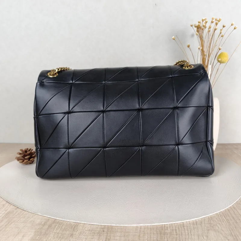 SAINT LAURENT Shoulder Bag Jamie Carre Chain Bag Black Lambskin Large33 × 9 × 22 cm — cover view 2 of 5