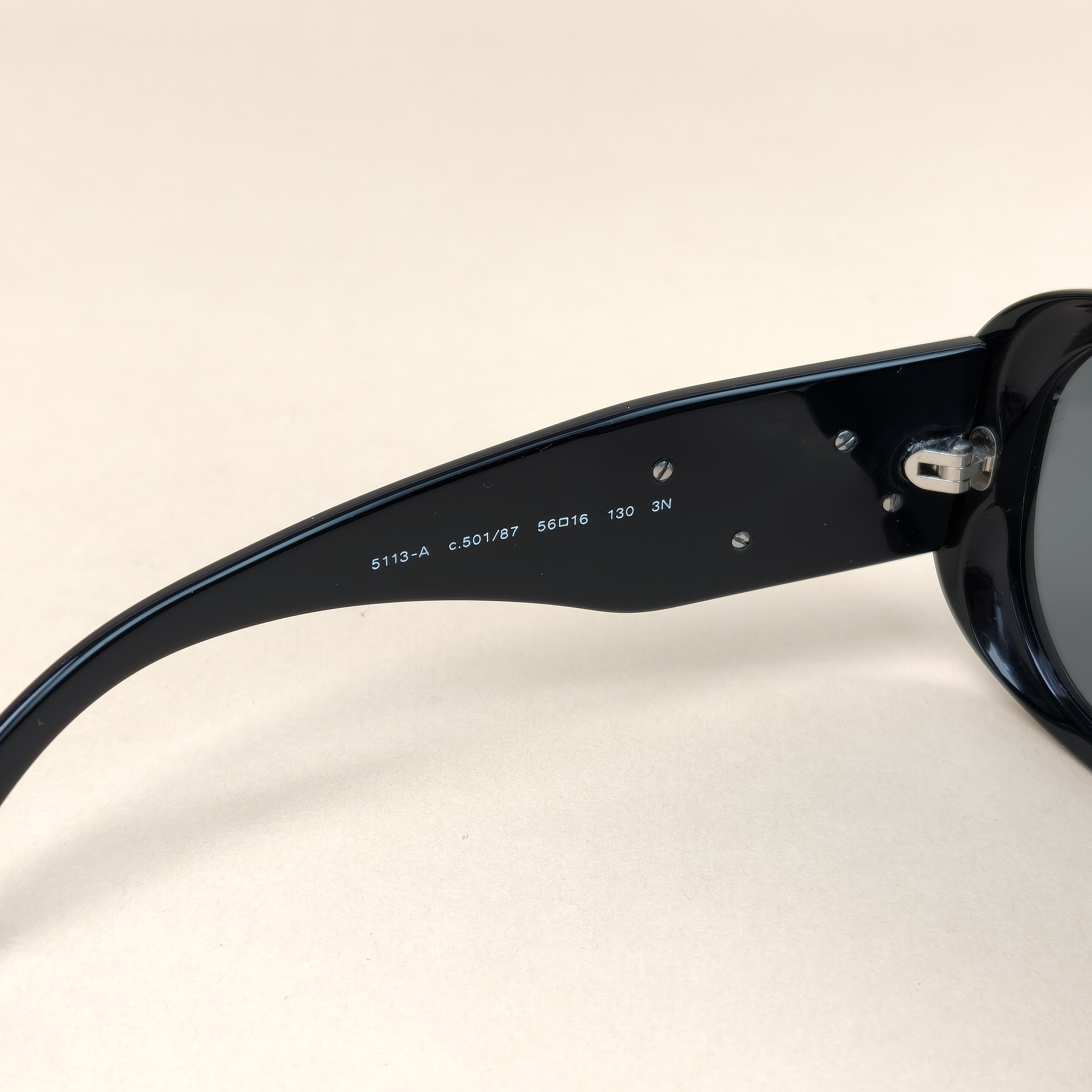 Chanel Eyewear Whitelogo Black One Size — cover view 7 of 10