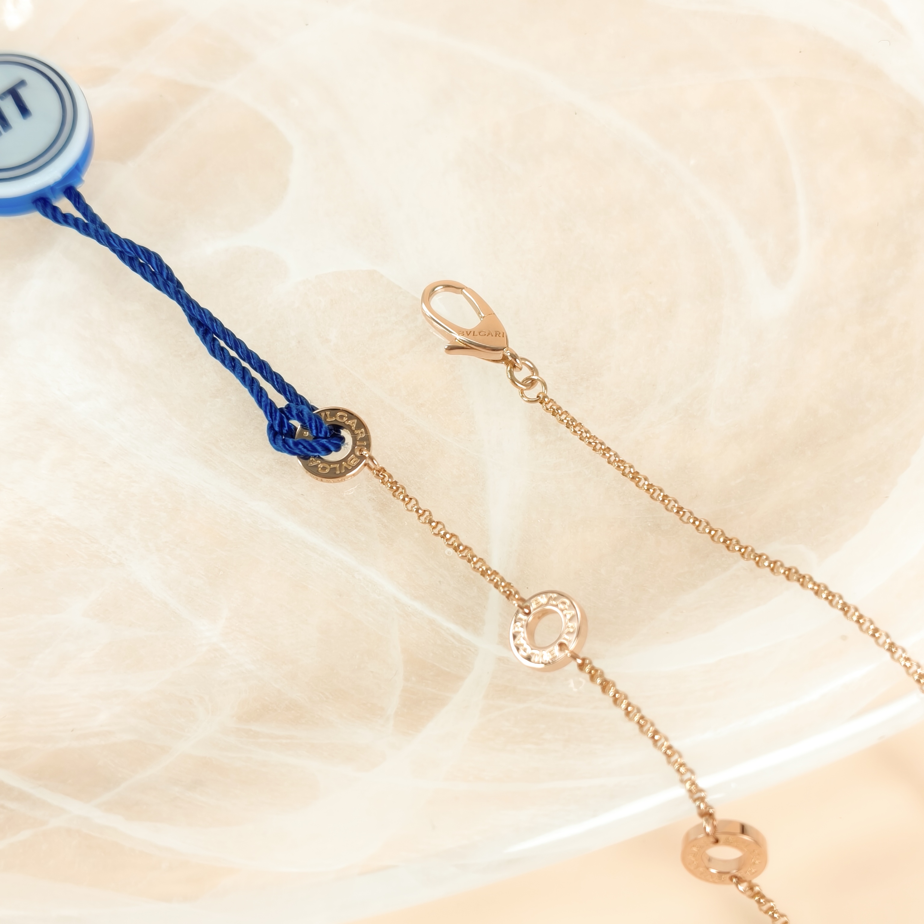 Bvlgari Necklace B.ZERO1Collection Pavé Diamond Rose Gold Diamond18KR ose Goldmini45cm — cover view 7 of 7