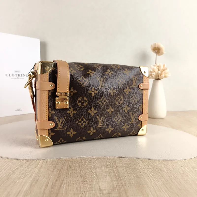 Louis Vuitton Crossbody Bag Side Trunk Box Monogram PVC Medium 23.5 × 8.5 × 16 cm — cover view 3 of 6