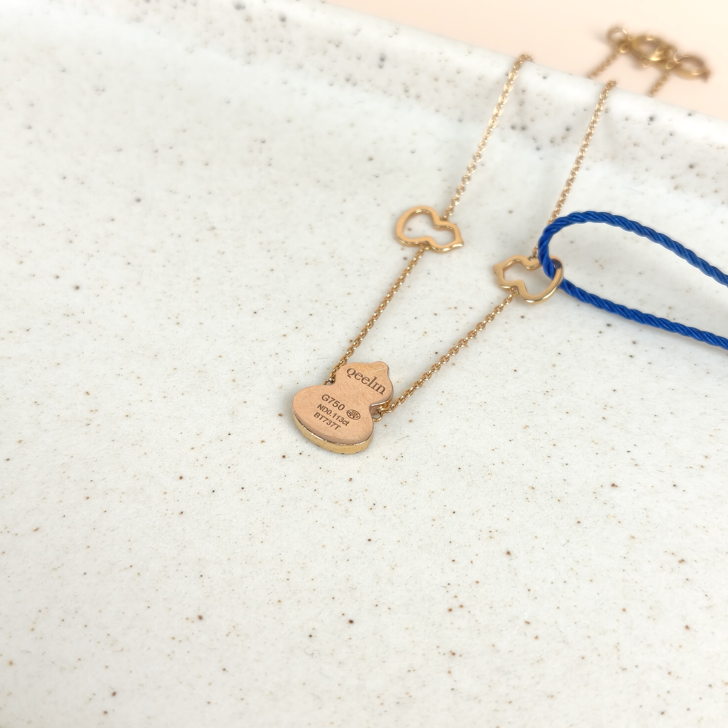 Qeelin Bracelet Wulu Rose Gold Diamond18KR ose Gold One Size17cm — cover view 3 of 7