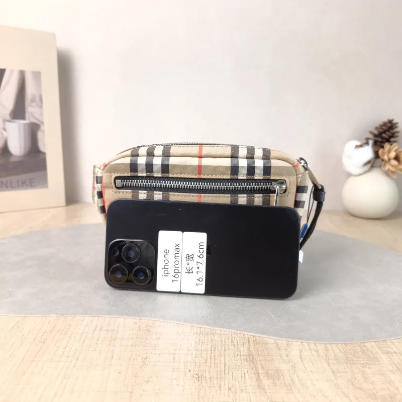 BURBERRY Belt Bag Belt Bag Canvas One Size 18 × 4 × 13.5 cm — cover view 2 of 5