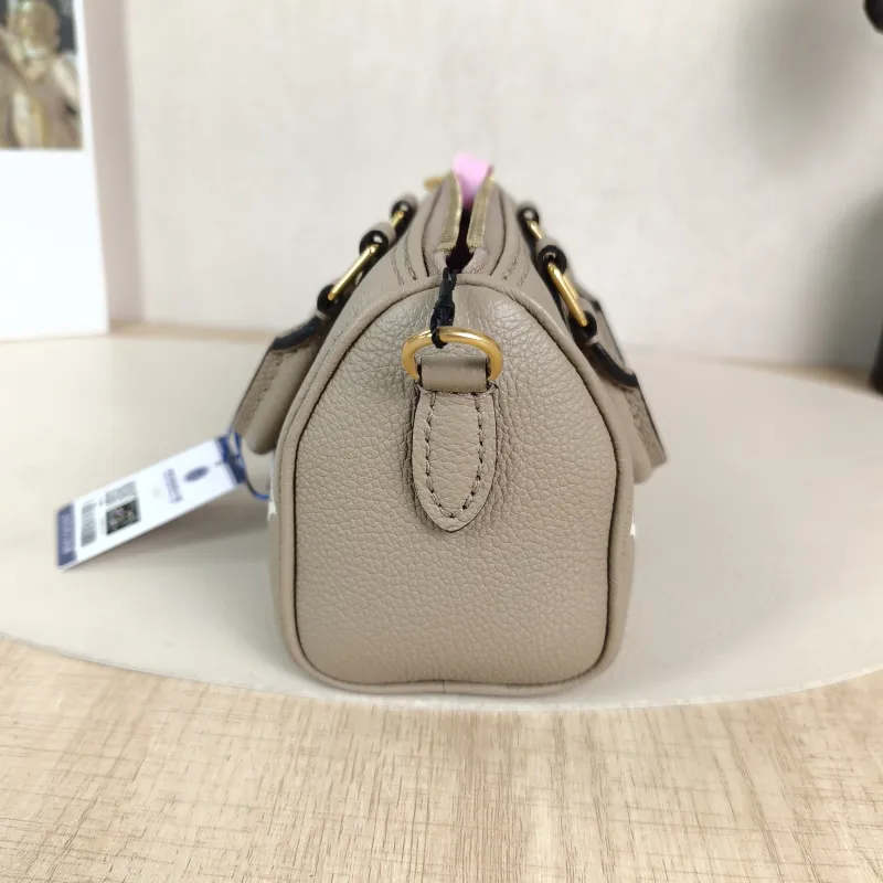 Louis Vuitton Crossbody Bag Speedy Nano · White Empreinte Embossed Calfskin nano 16 × 7.5 × 10 cm — detail view 7 of 11