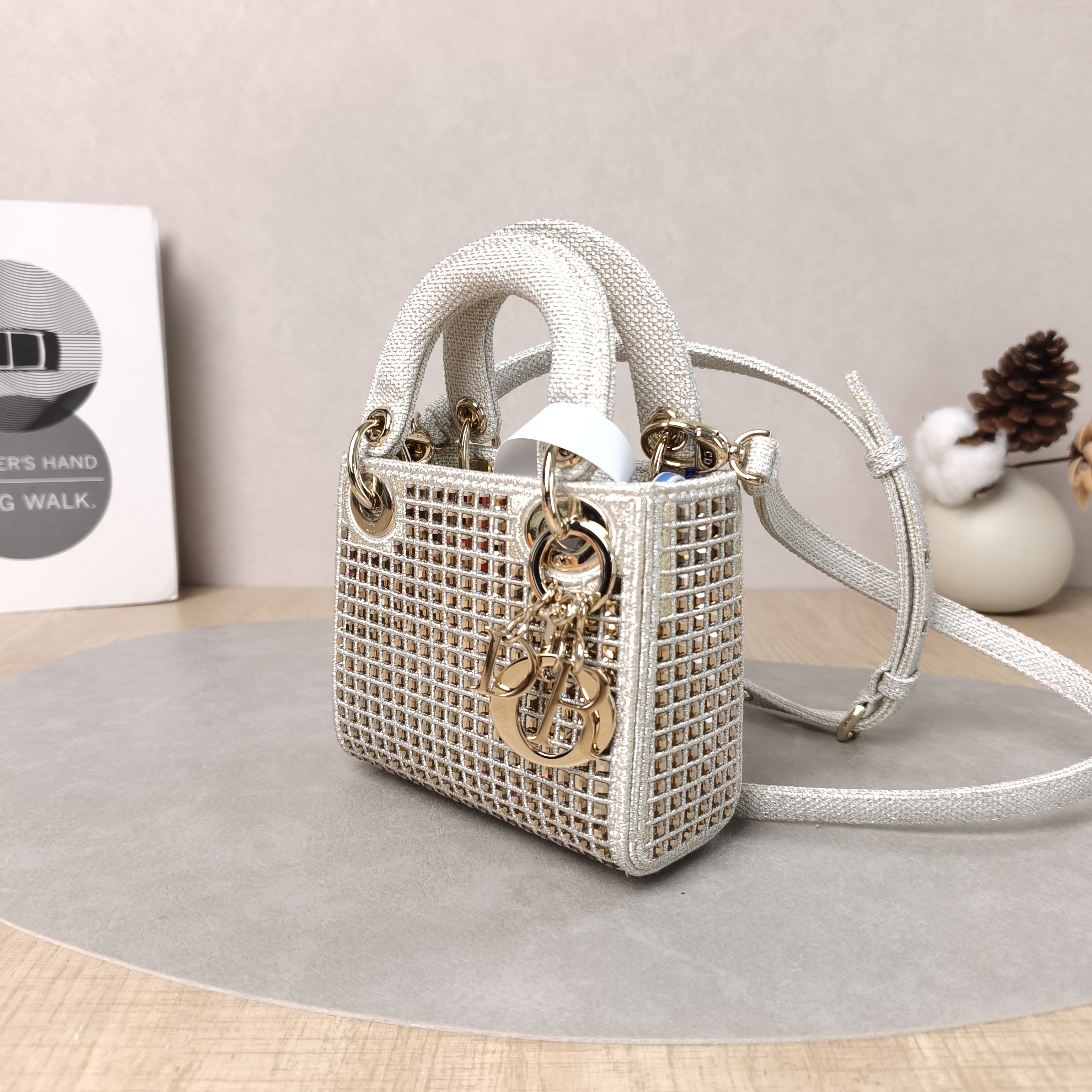 DIOR Crossbody Bag Lady Lady Dior Bag Mini12 × 5 × 10 cm — cover view 3 of 5