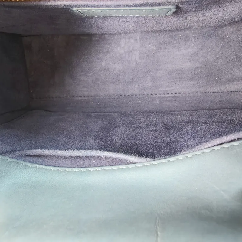 DIOR Top Handle Bag Lady Lady Dior Bag Blue Lambskin Small20 × 8 × 18 cm — detail view 5 of 10