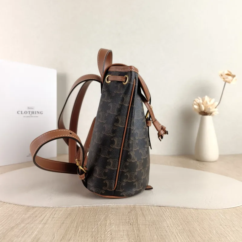 CELINE Backpack FOLCO Backpack Monogram PVC Mini 17 × 10 × 20 cm — detail view 4 of 10