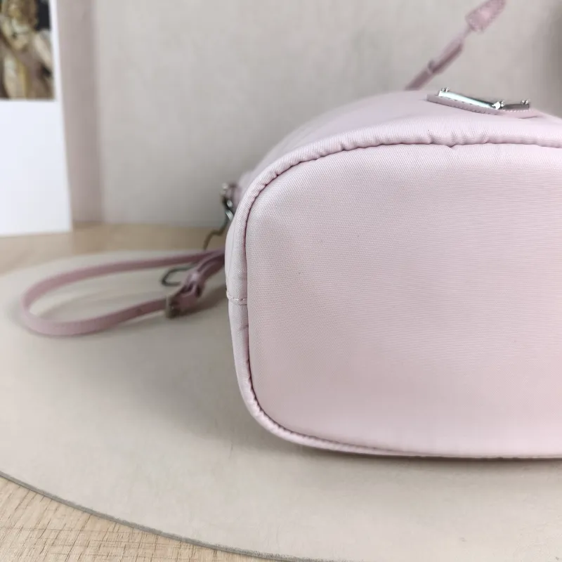 PRADA Shoulder Bag Bucket Bag Pink Nylon One Size 16 × 10 × 22 cm — detail view 2 of 10