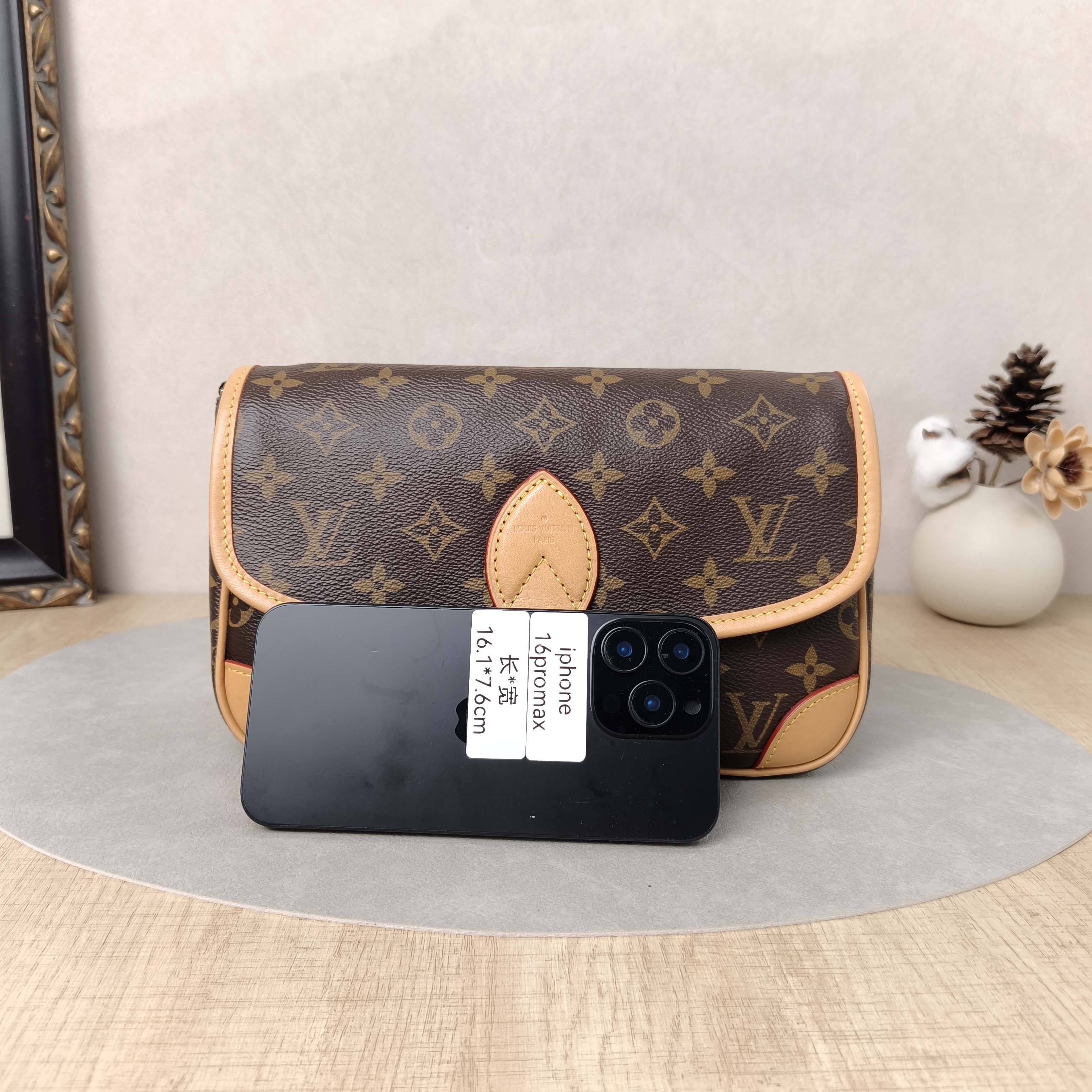 Louis Vuitton Crossbody Bag Diane Baguette Bag Shoulder Strap PVC Small24 × 9 × 15 cm — cover view 5 of 6