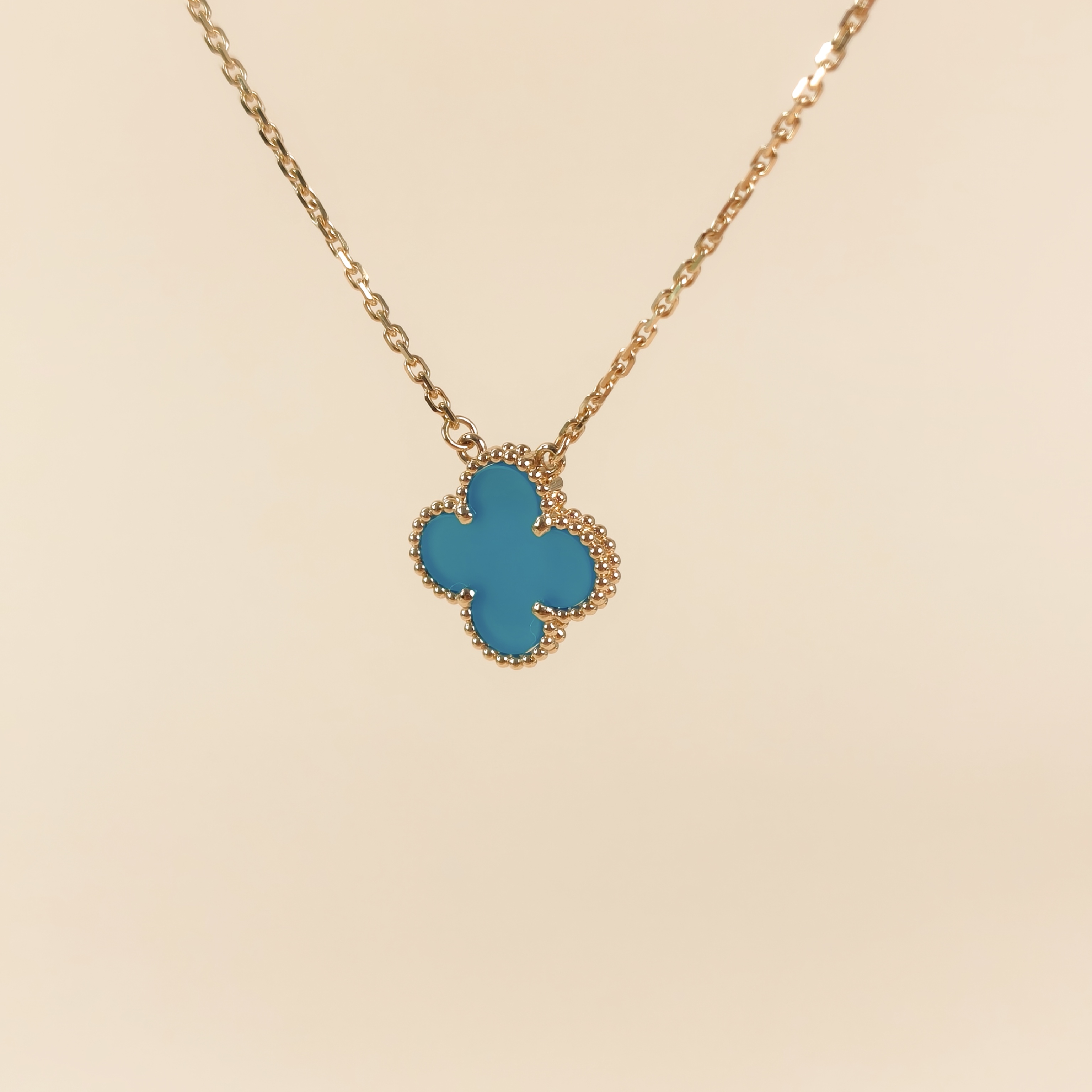 Van Cleef & Arpels Necklace Alhambra Alhambra Collection Necklace 18KY ellow Gold Vintage Small42cm โ cover view 9 of 10