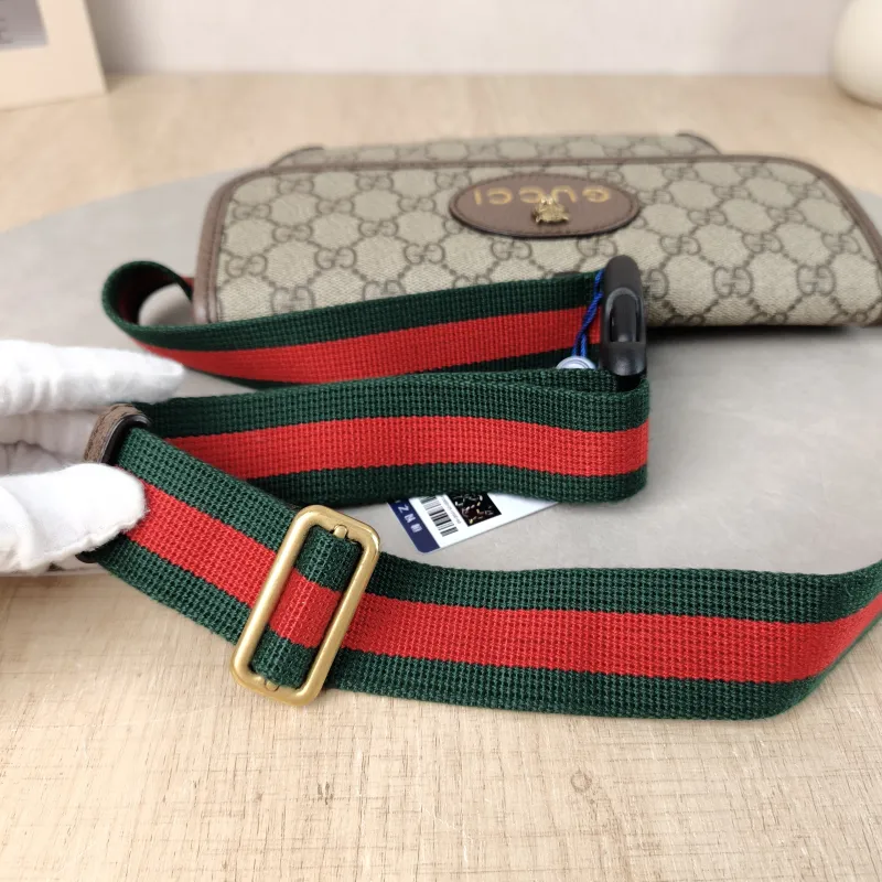 GUCCI Crossbody Bag Neo Vintage Belt Bag Monogram PVC Medium 24 × 4 × 17 cm — detail view 3 of 13