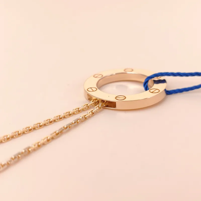 CARTIER Necklace LOVE Collection Pendant Rose Gold 18KR ose Gold Large 41cm — cover view 4 of 7