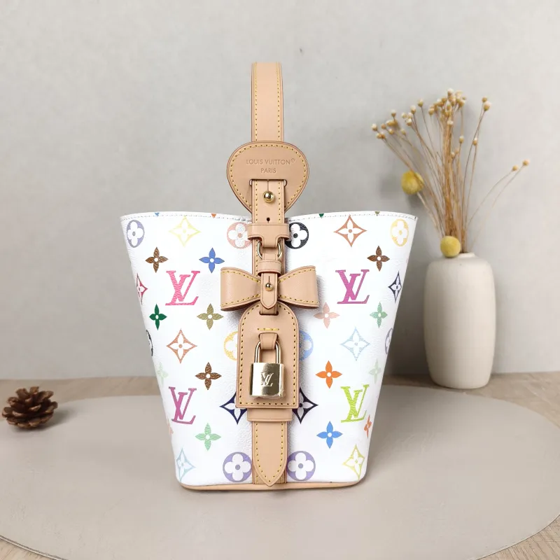 Louis Vuitton Top Handle Bag ALL IN BB Multicolore PVC BB 16 × 12 × 18 cm