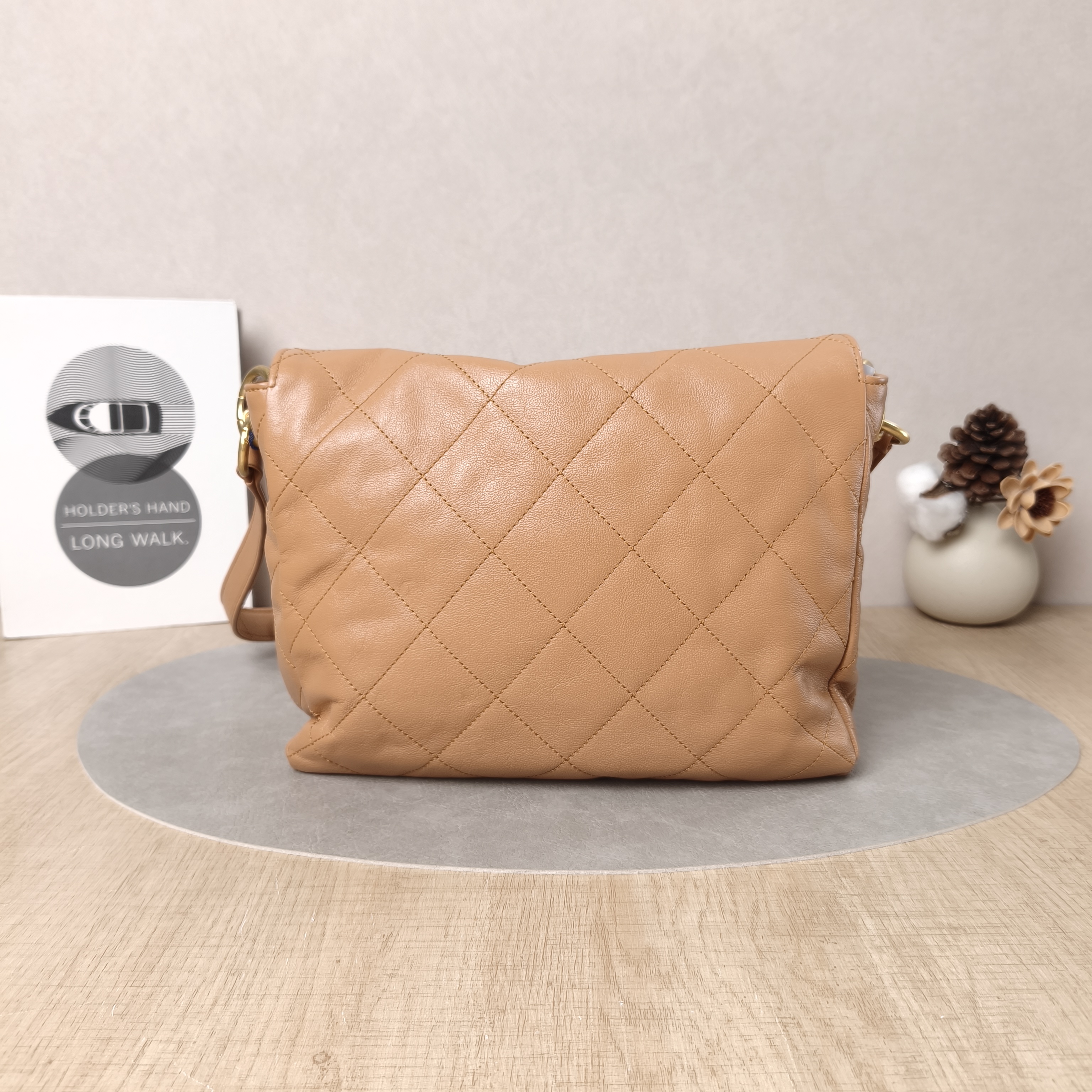 Chanel Shoulder Bag supple twins Brown Calfskin Small24.5 × 5 × 19 cm — cover view 4 of 5