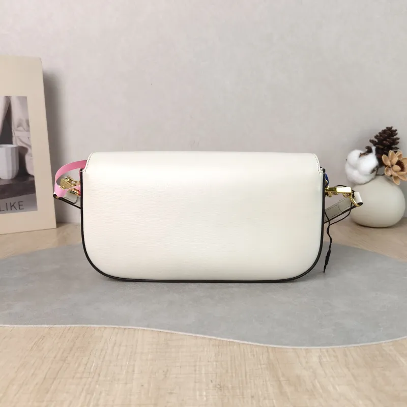 GUCCI Crossbody Bag Horsebit 1955 Horsebit Small White Calfskin Small 24 × 5.5 × 13 cm — cover view 5 of 6