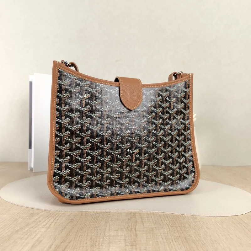GOYARD Crossbody Bag Musette Crossbody Bag Brown PVC One Size28 × 10 × 22 cm — cover view 3 of 5
